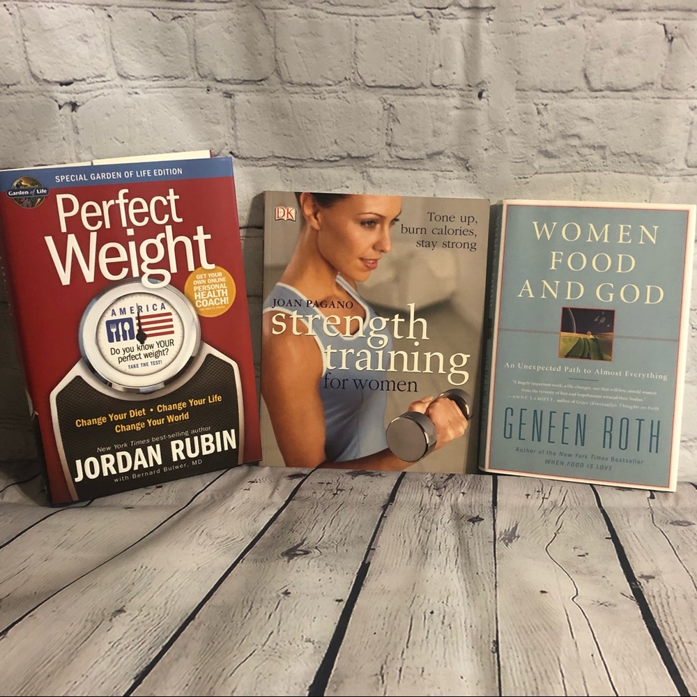 NWT Set of 3 Women’s & Men’s Health & Fitness Books